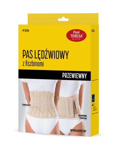 Pas lędźwiowy z fiszbinami – przewiewny